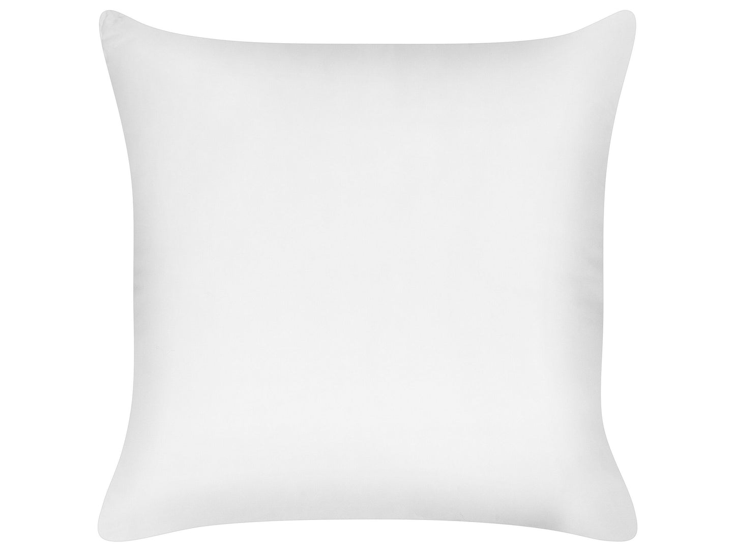 White Bed Pillow 80 x 80cm Low Profile Japara Cotton Lyocell Cover Recycled Polyester Filling