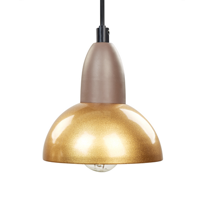 Brass 3 Light Hanging Lamp Pendant With Iron Base