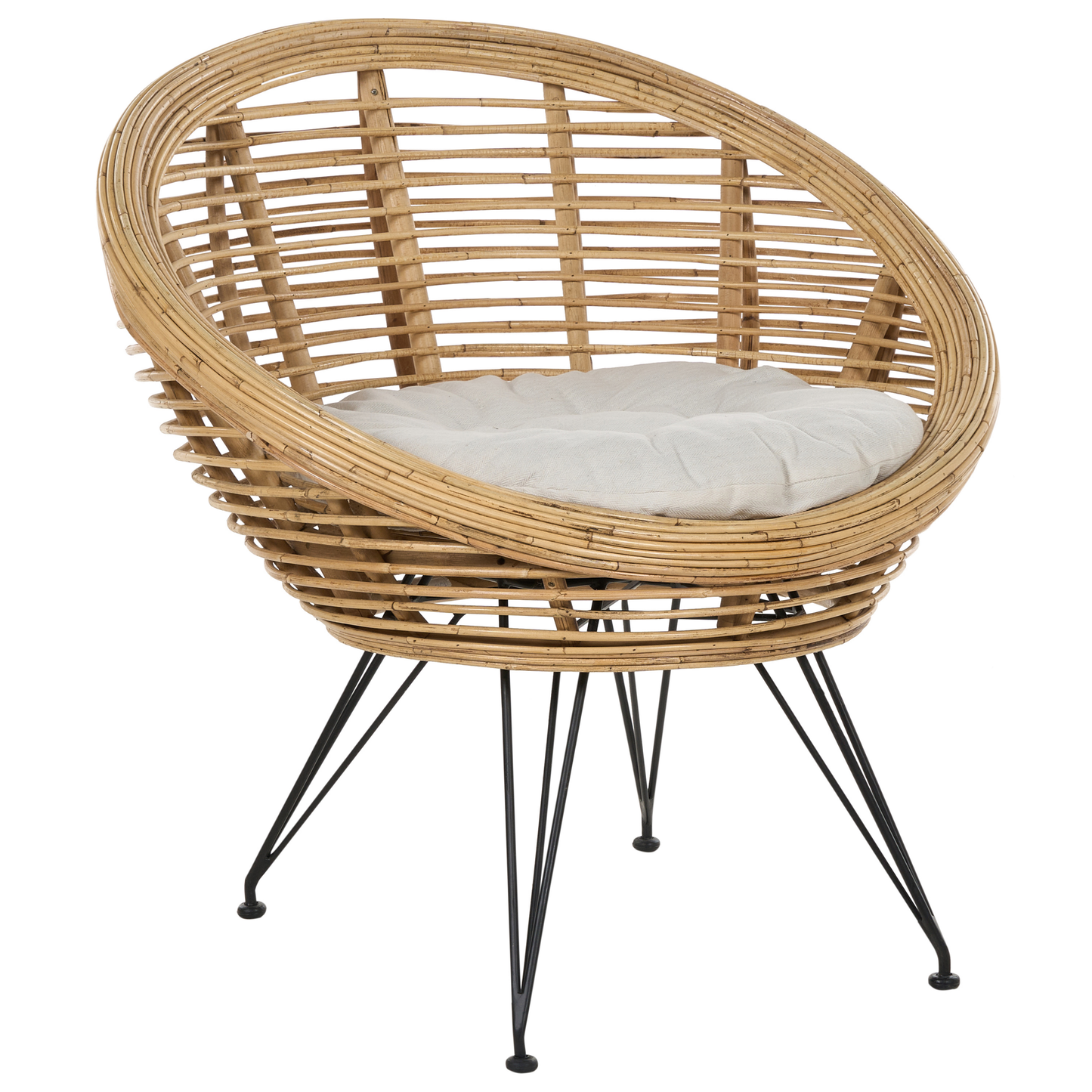 3 Seater Sofa Set With Coffee Table Natural Rattan