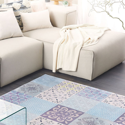 Coastal Mosaic Area Rug 140 x 200cm Multicolour Patchwork