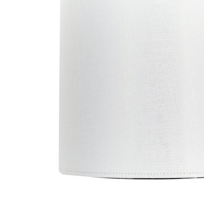 Floor Lamp Copper Base White Linen Shade 156cm