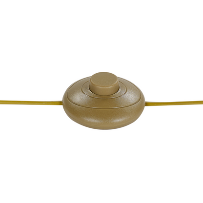 Floor Lamp Copper Base White Linen Shade 156cm