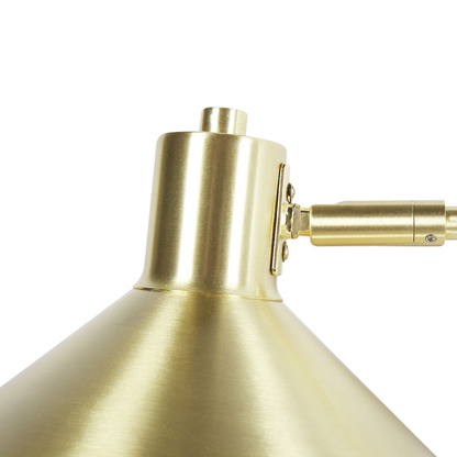 Gold Metal Wall Lamp With Adjustable Shade