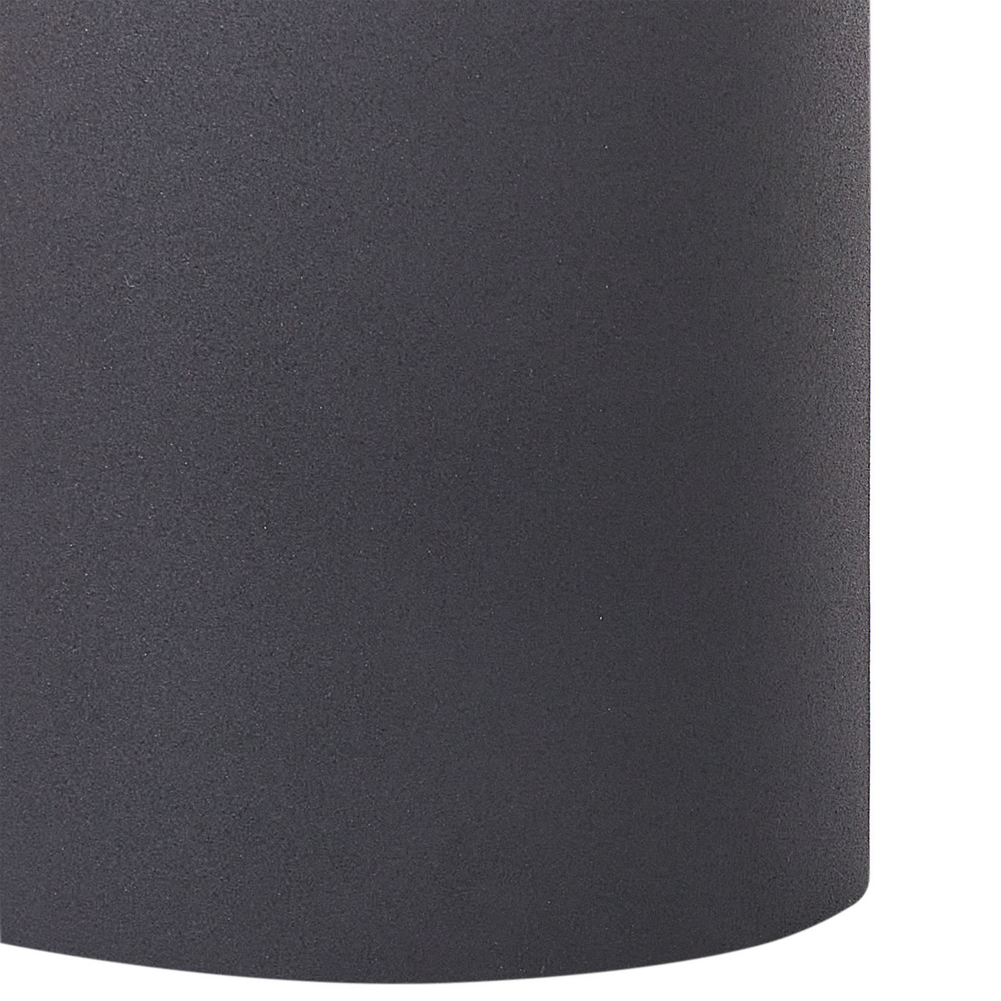 Aria Home Side Table Black Iron 33 x 33 x 50cm Round Top Modern Living Room End Table
