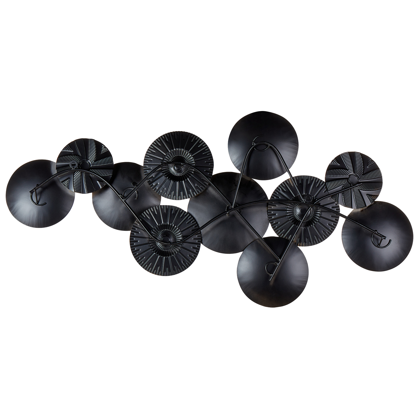 Iron Wall Decor 98 x 45cm Handmade Gold And Copper Modern Industrial Art