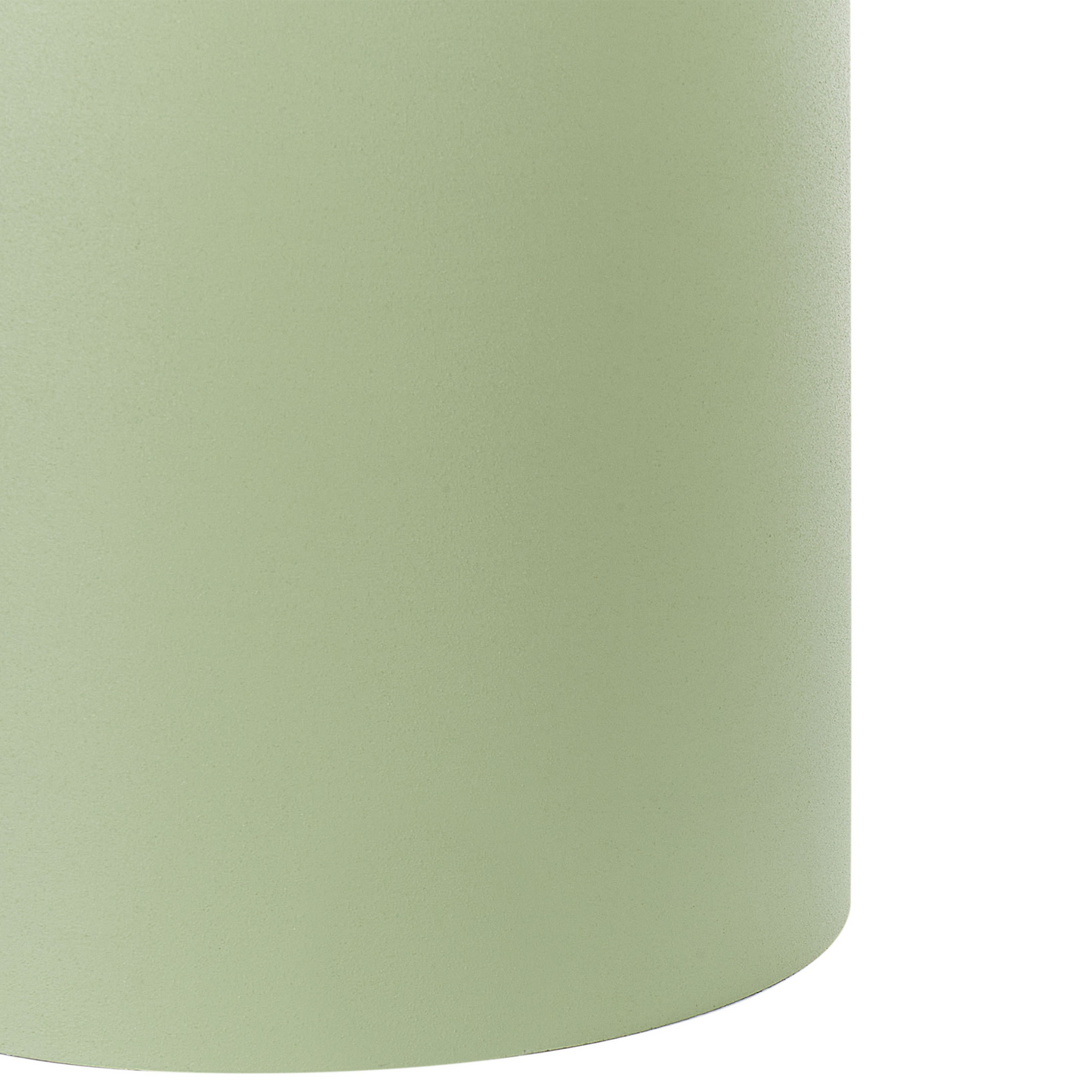 Set Of 2 Light Green Iron Round Top Side Tables