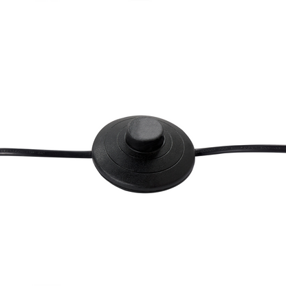Black Metal Floor Lamp 3 Glass Globes 153cm Modern