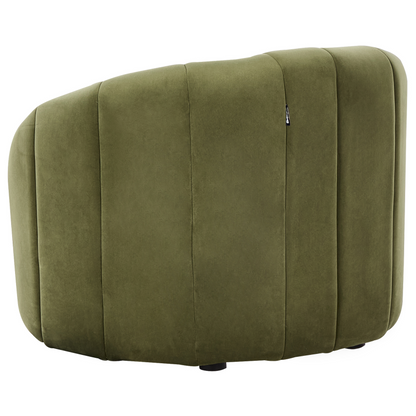 Six Seater Sofa Set Dark Green Velvet Tufted Low Back
