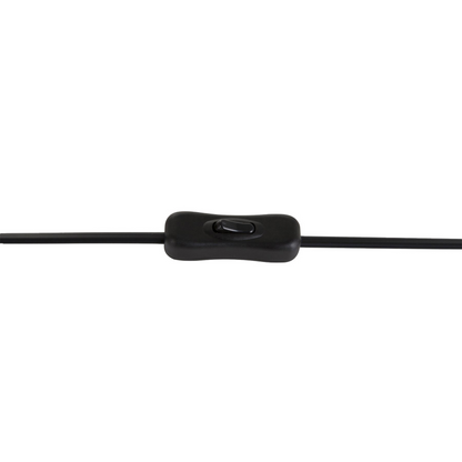 Wall Lamp Dark Graphite Grey Steel Glass Shade On Off Switch