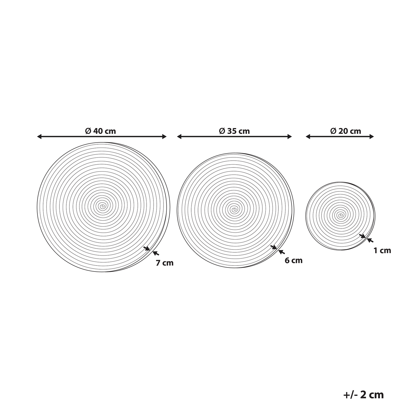 Set Of 3 Natural Seagrass Wall Decor Plates Handmade African Style Decorative Hanging Baskets