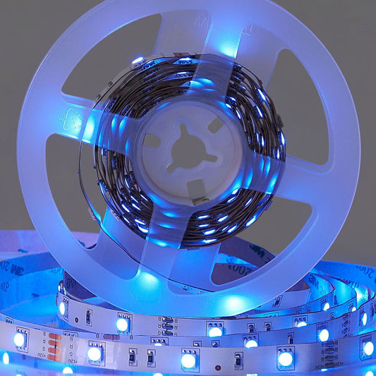 KIKORI Set Of 2 Multicolor LED Strip Lights With Remote Control 5m Length 16 Color Options