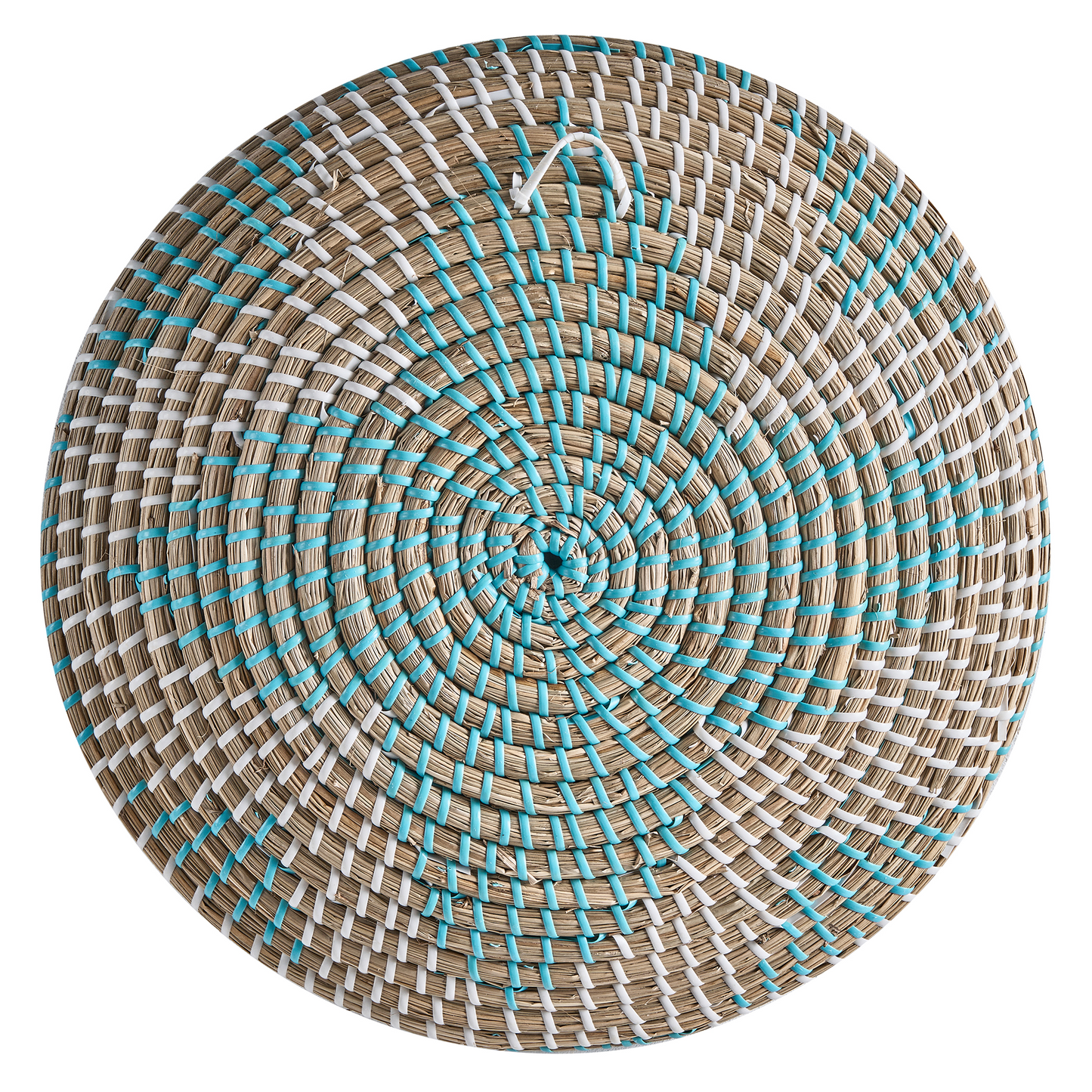 Seagrass Wall Plates Set of 5 Handwoven Multicolor African