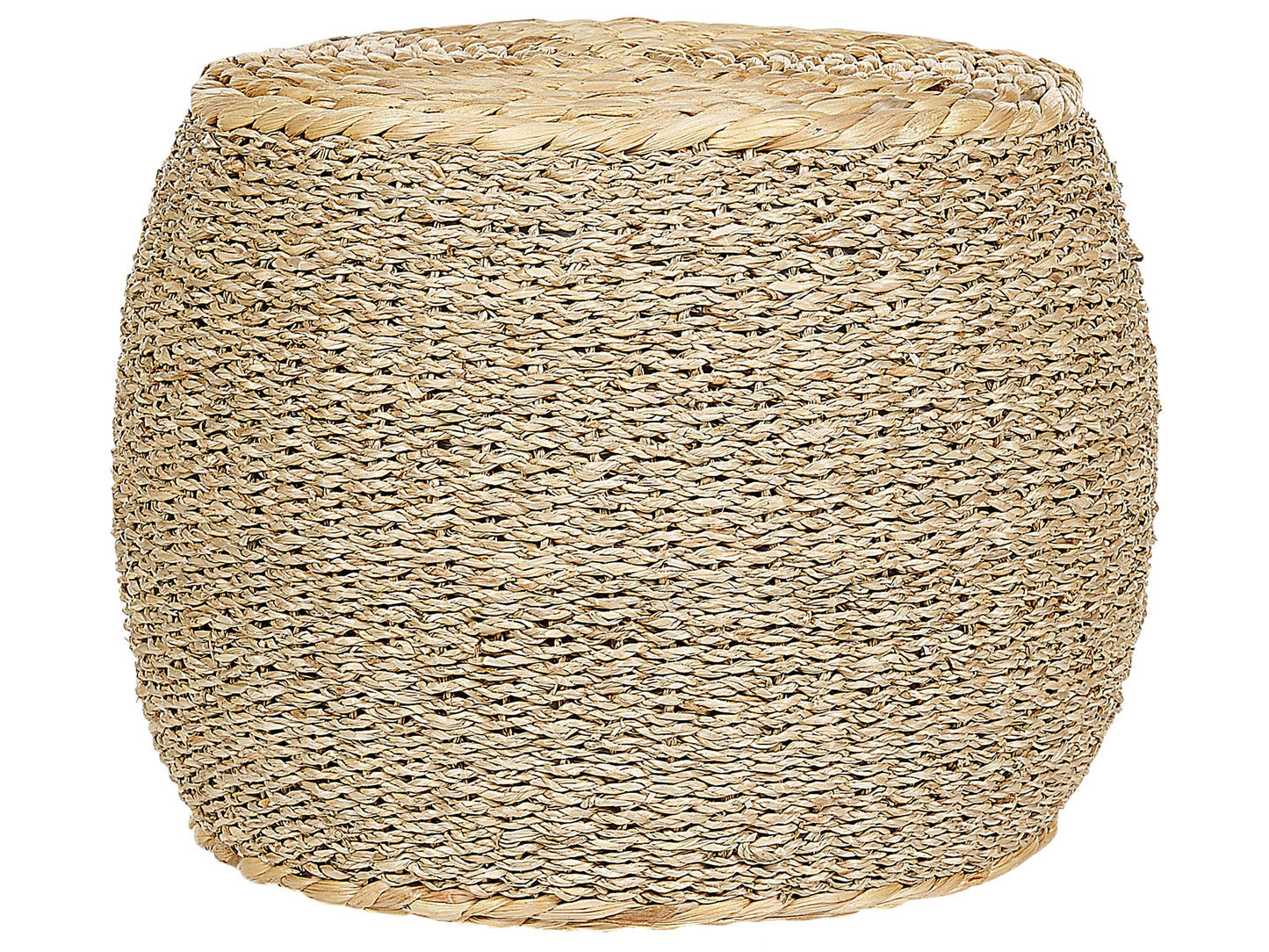 Seagrass Pouffe Water Hyacinth 40cm Stool Side Table