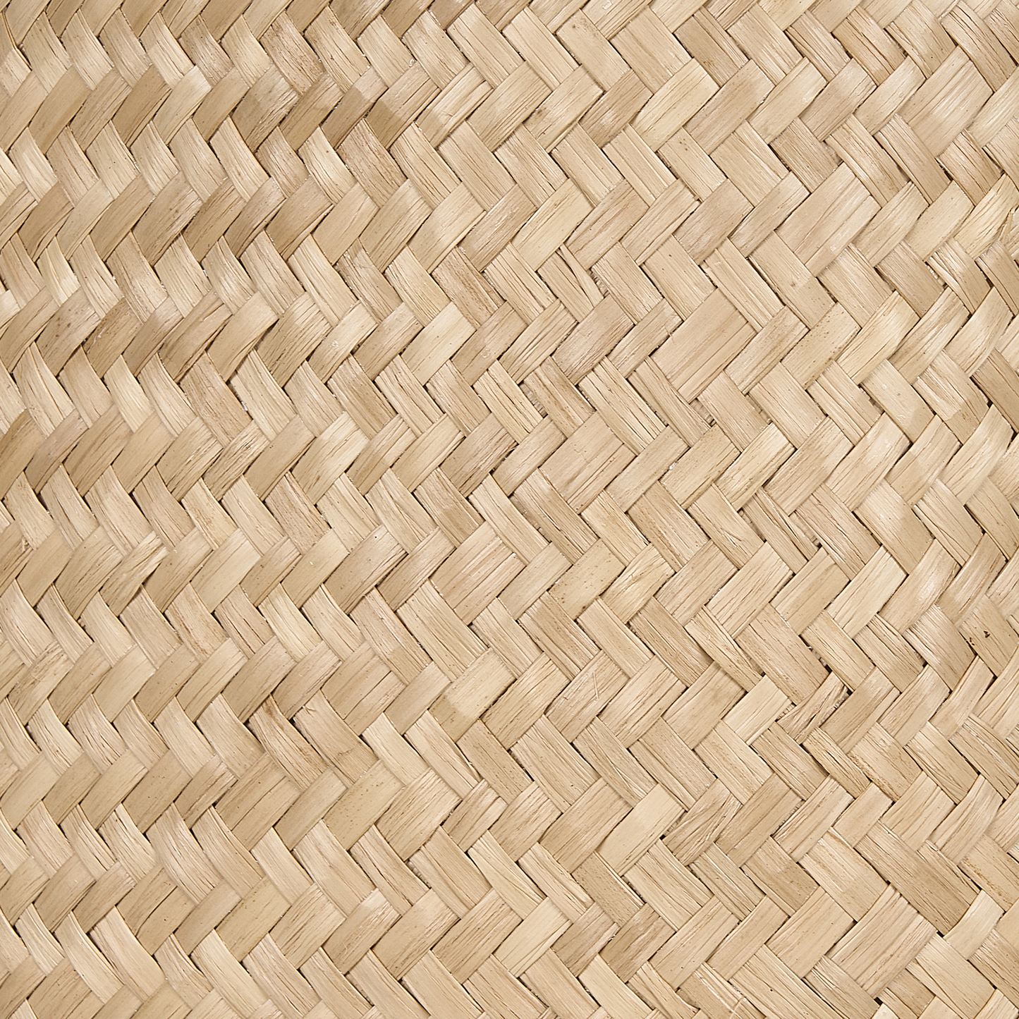 Natural Seagrass Basket Set Of 2 With Handles Handwoven