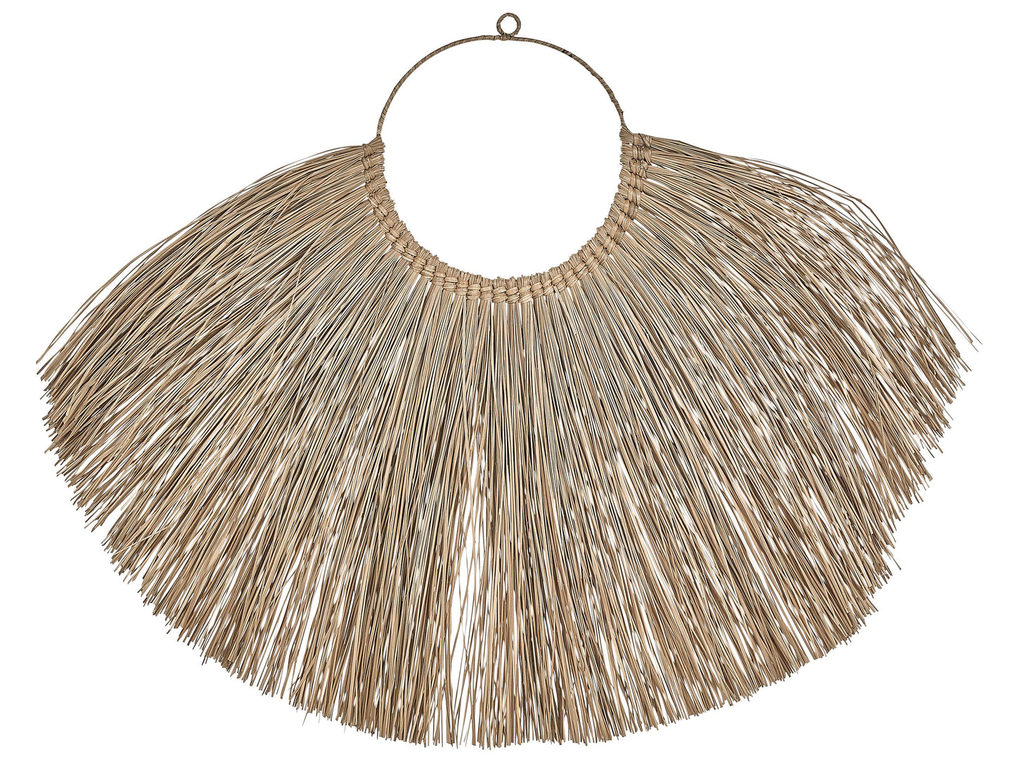 Water Hyacinth Round Wall Decor Boho Art