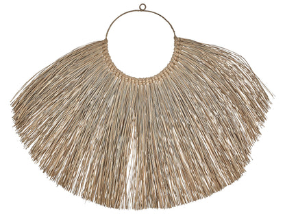 Water Hyacinth Round Wall Decor Boho Art