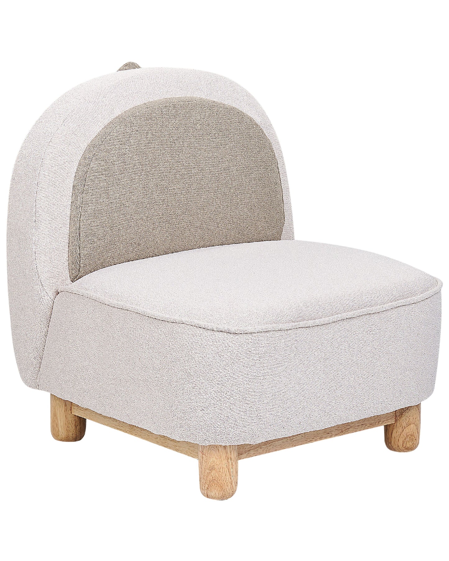 Triceratops Animal Chair Beige Polyester Nursery Seat