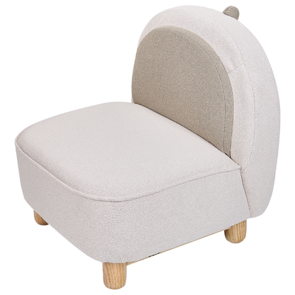 Triceratops Animal Chair Beige Polyester Nursery Seat