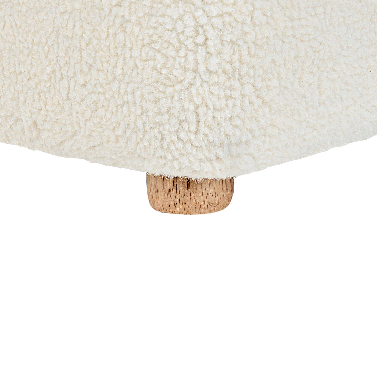 Unicorn Chair White Teddy Fabric for Kids