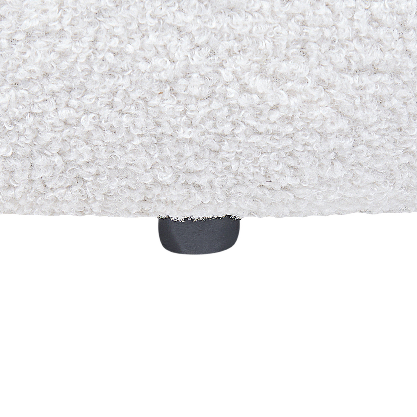 Panda Shape Animal Chair White Black Boucl? With Armrests