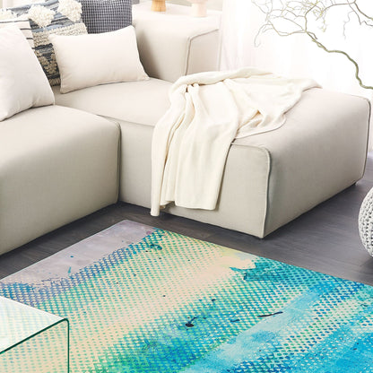 Area Rug Multicolour 160 x 230cm Abstract Watercolour Modern