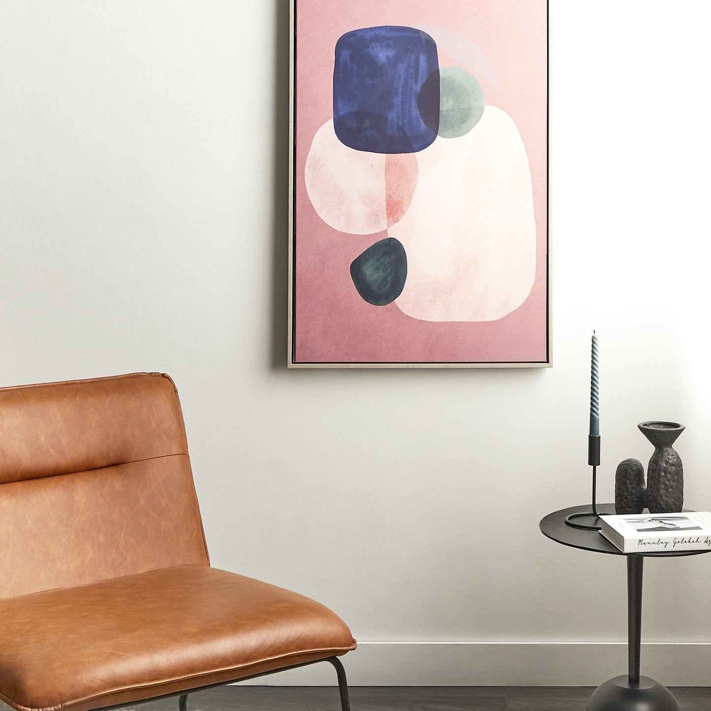 Glam Canvas Art Print Multicolour 93x63 cm Geometric Abstract