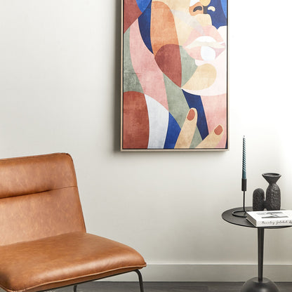 Glam Canvas Art Print Multicolor 93x63 cm Geometric MDF Frame