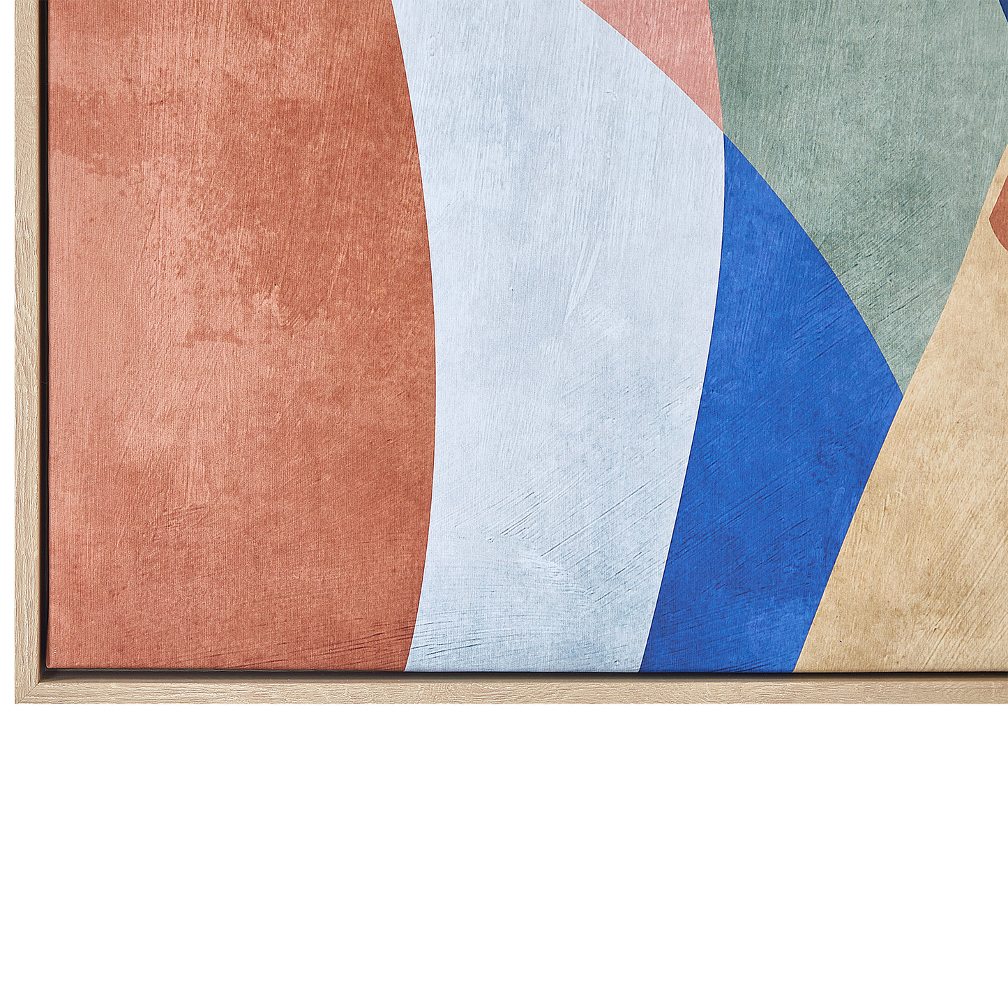 Glam Canvas Art Print Multicolor 93x63 cm Geometric MDF Frame