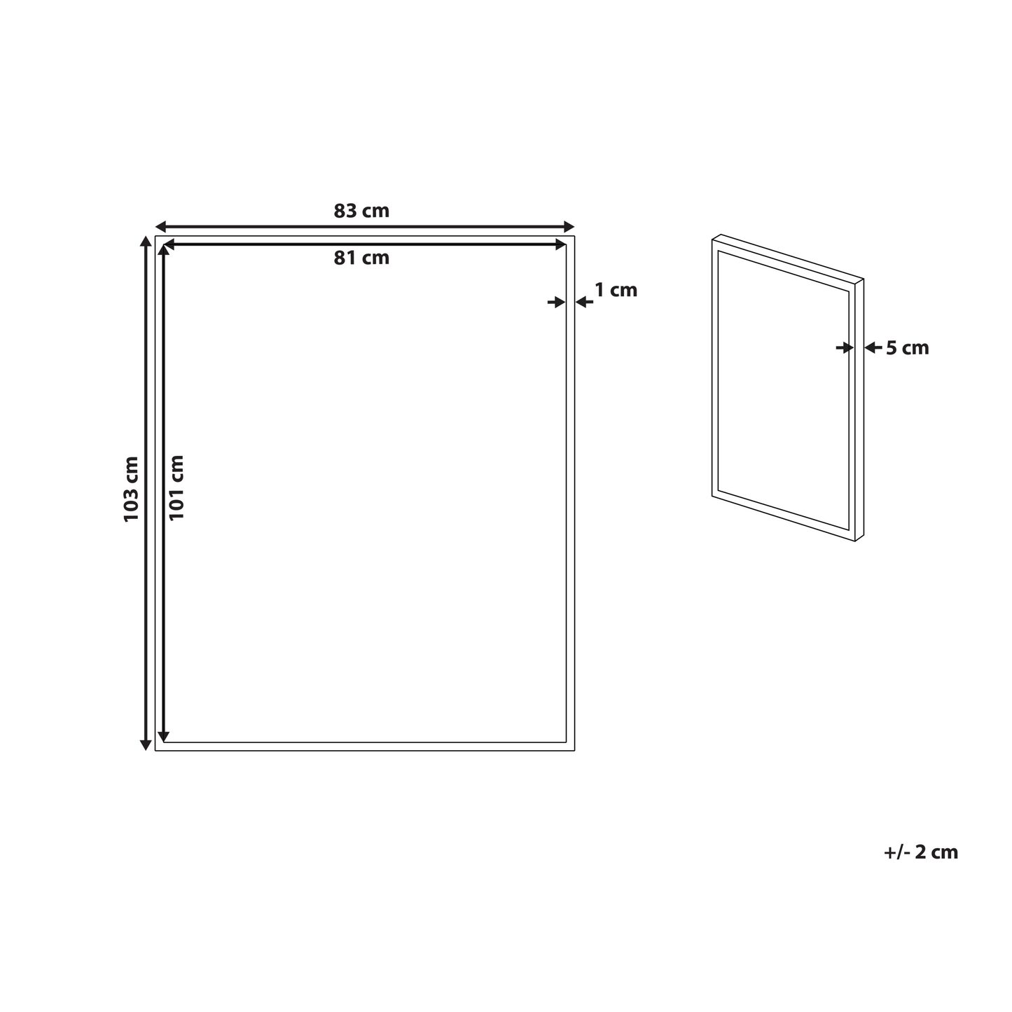 Astra Decor Canvas Art Print Grey White 103x83 Cm Geometric MDF Frame