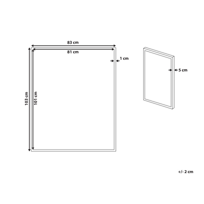 Astra Decor Canvas Art Print Grey White 103x83 Cm Geometric MDF Frame