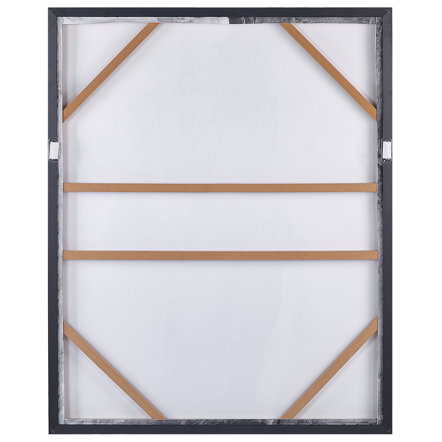 Astra Decor Canvas Art Print Grey White 103x83 Cm Geometric MDF Frame
