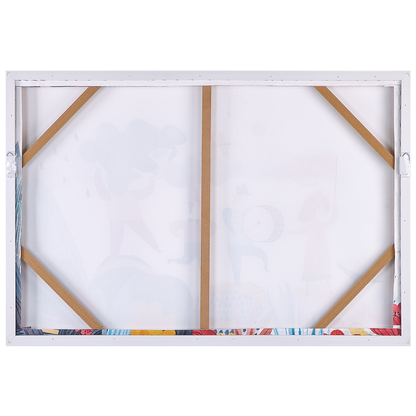 BrightArt Kids Canvas Print Multicolour 63 X 93 Cm MDF Frame