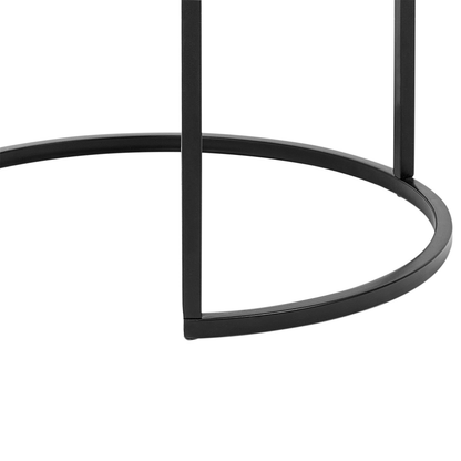 Nest Of Tables Round Top Light Mango Wood Natural