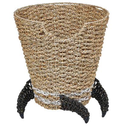 Seagrass Co Natural Wicker Rocket Basket Toy Hamper