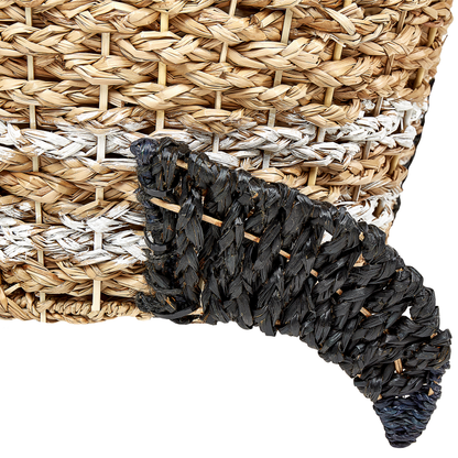 Seagrass Co Natural Wicker Rocket Basket Toy Hamper