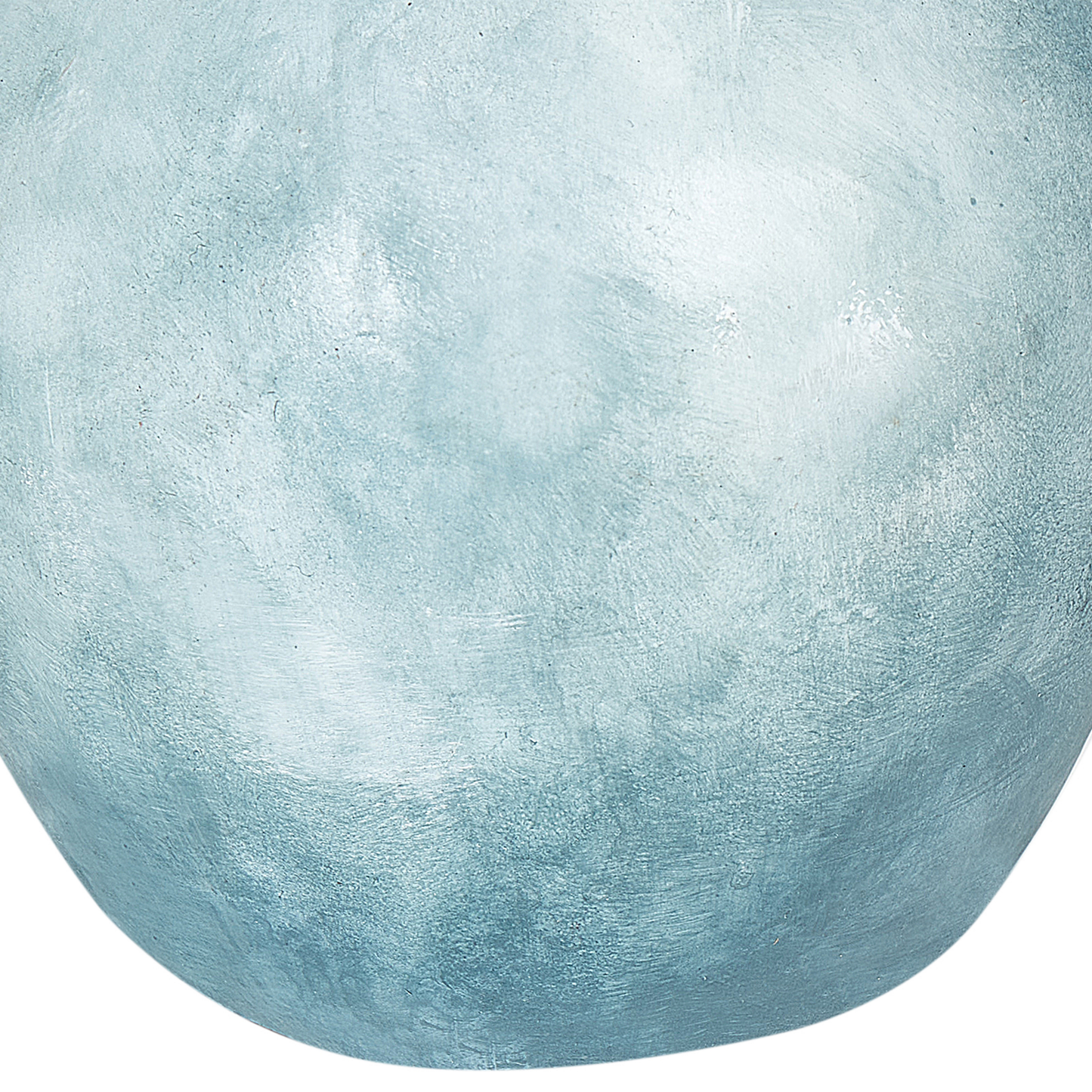 Blue Terracotta Vase 26cm Handmade Distressed Finish