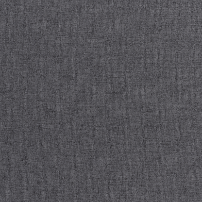 Element Ottoman Footstool Dark Grey Polyester Upholstered Square Minimalist Modern Modular Sofa Accessory