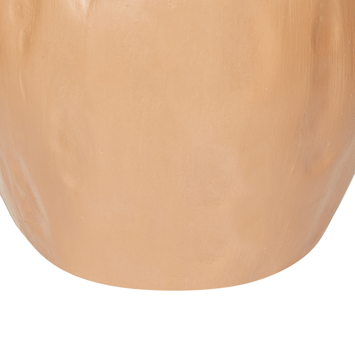 Handmade Terracotta Vase 40cm Beige, Traditional Design