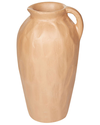 Terracotta Atelier Decorative Vase 47cm Handmade Orange Home Decor