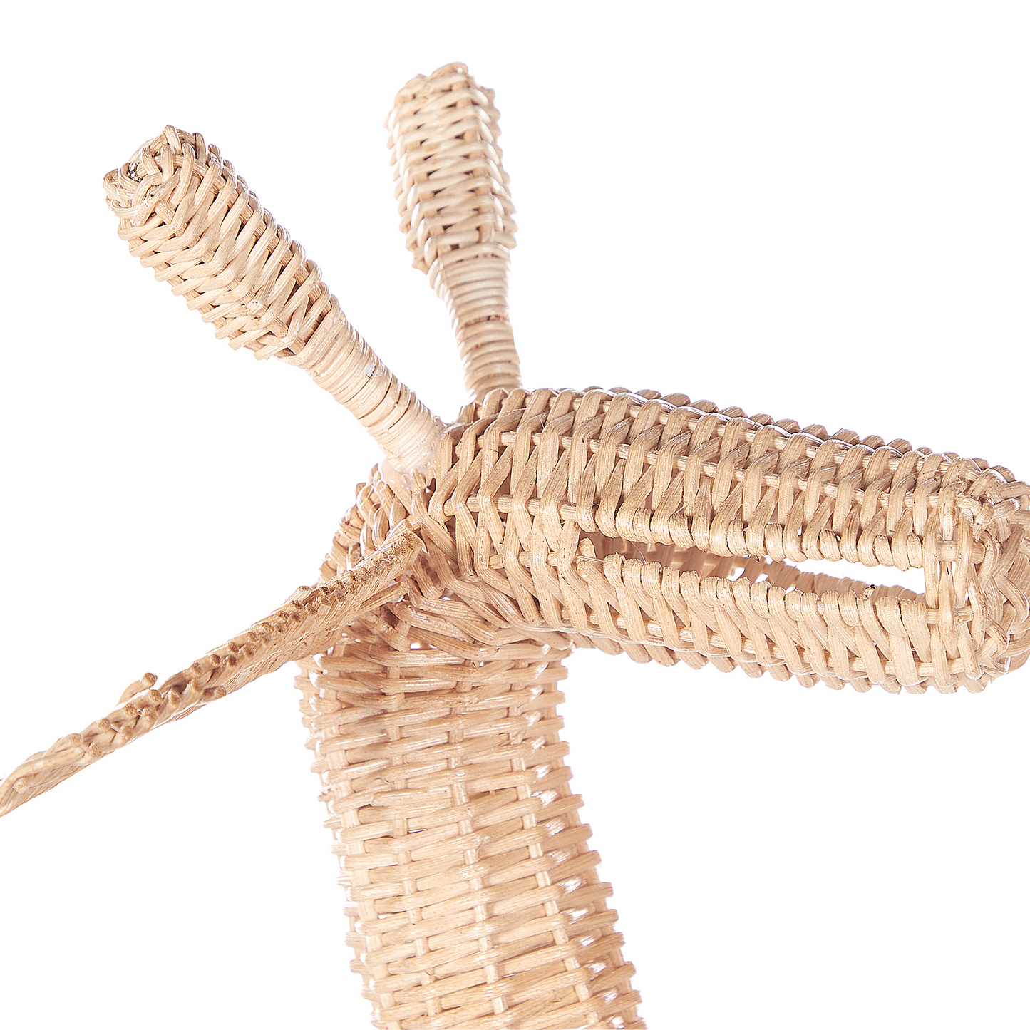 Wicker Giraffe Basket Natural Rattan Toy Hamper