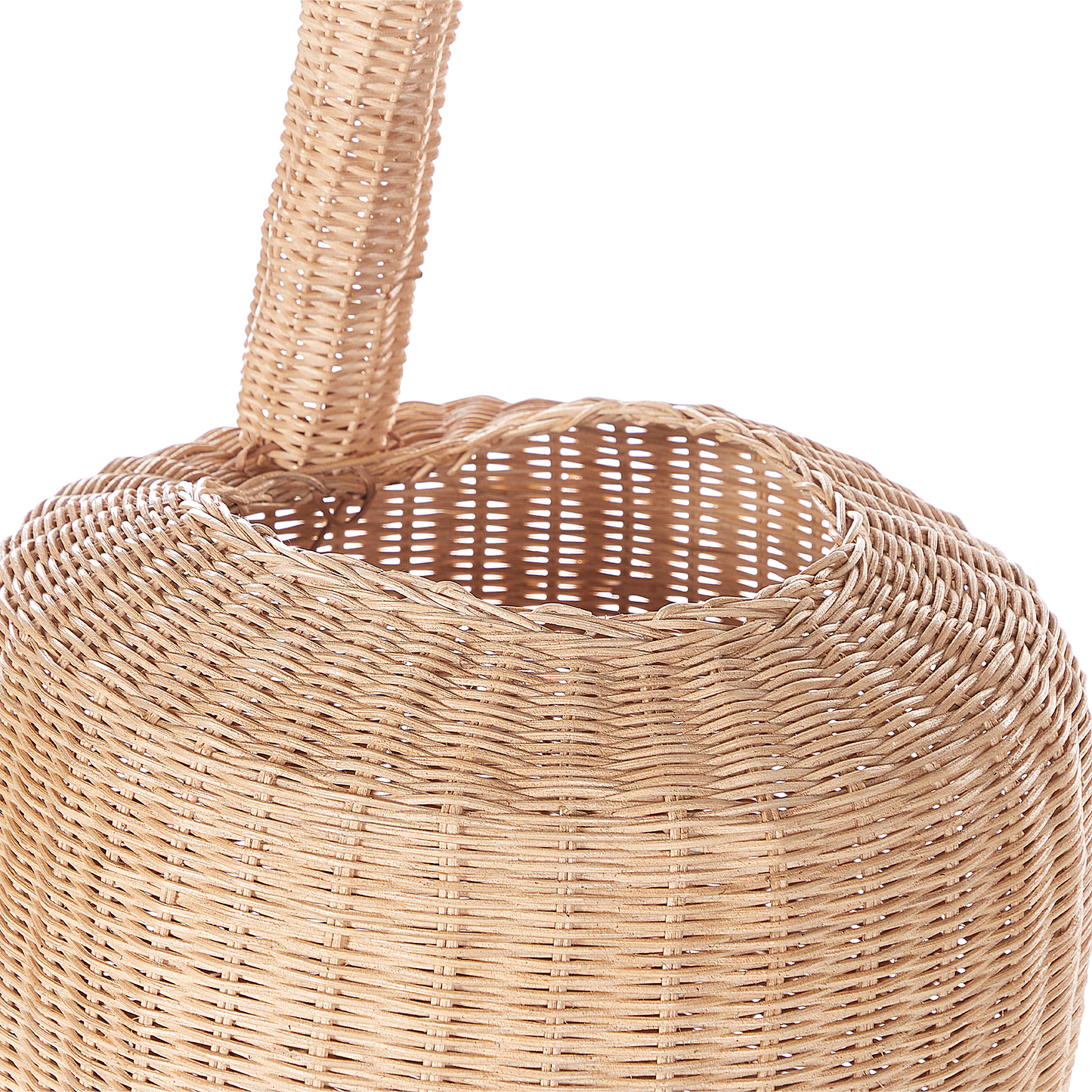 Wicker Giraffe Basket Natural Rattan Toy Hamper