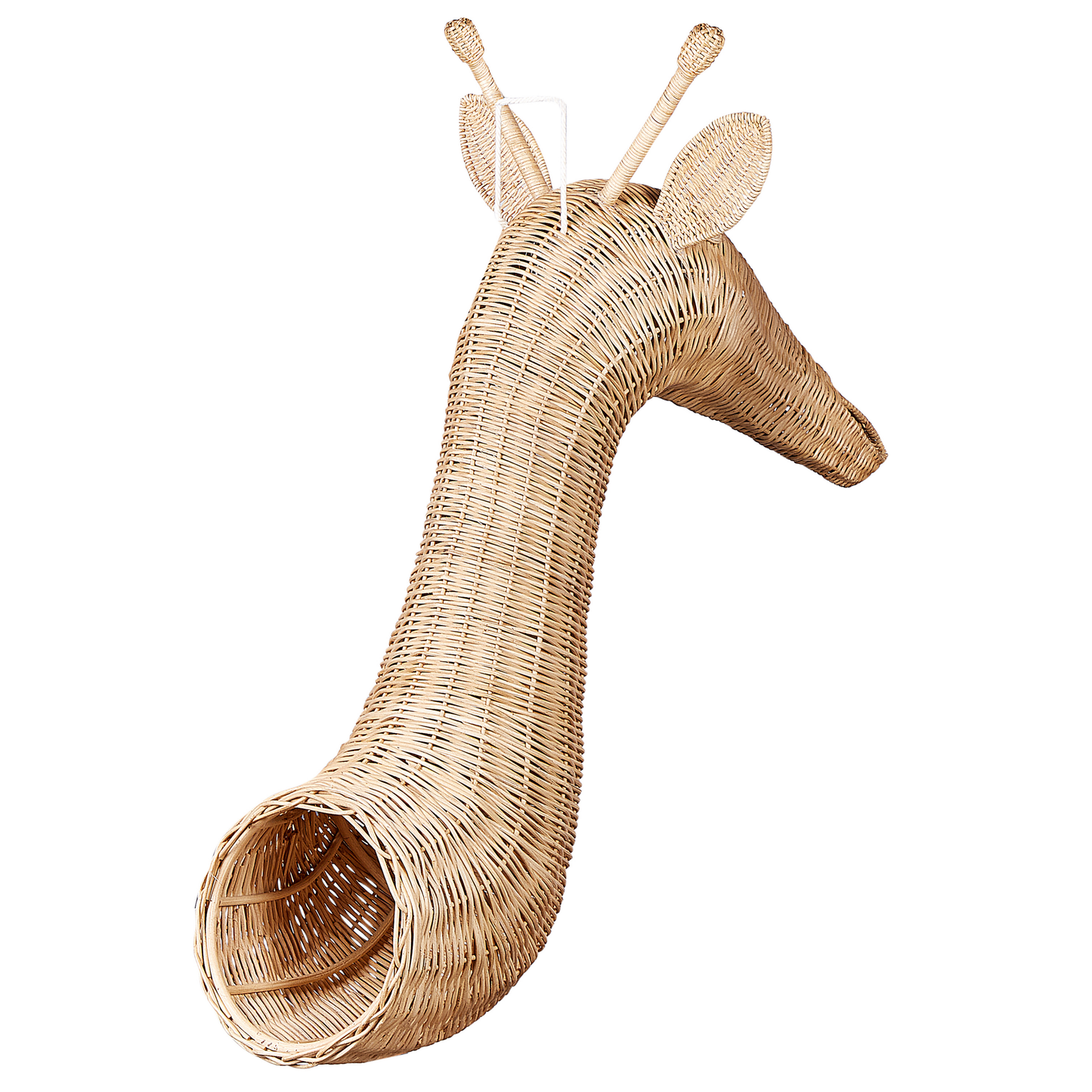 Giraffe Rattan Wall Decor Handmade Natural Finish