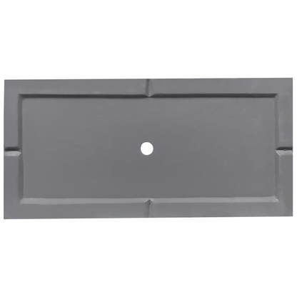 Grey Fibre Clay Plant Pot 60 x 29 x 30 Rectangular Indoor Outdoor