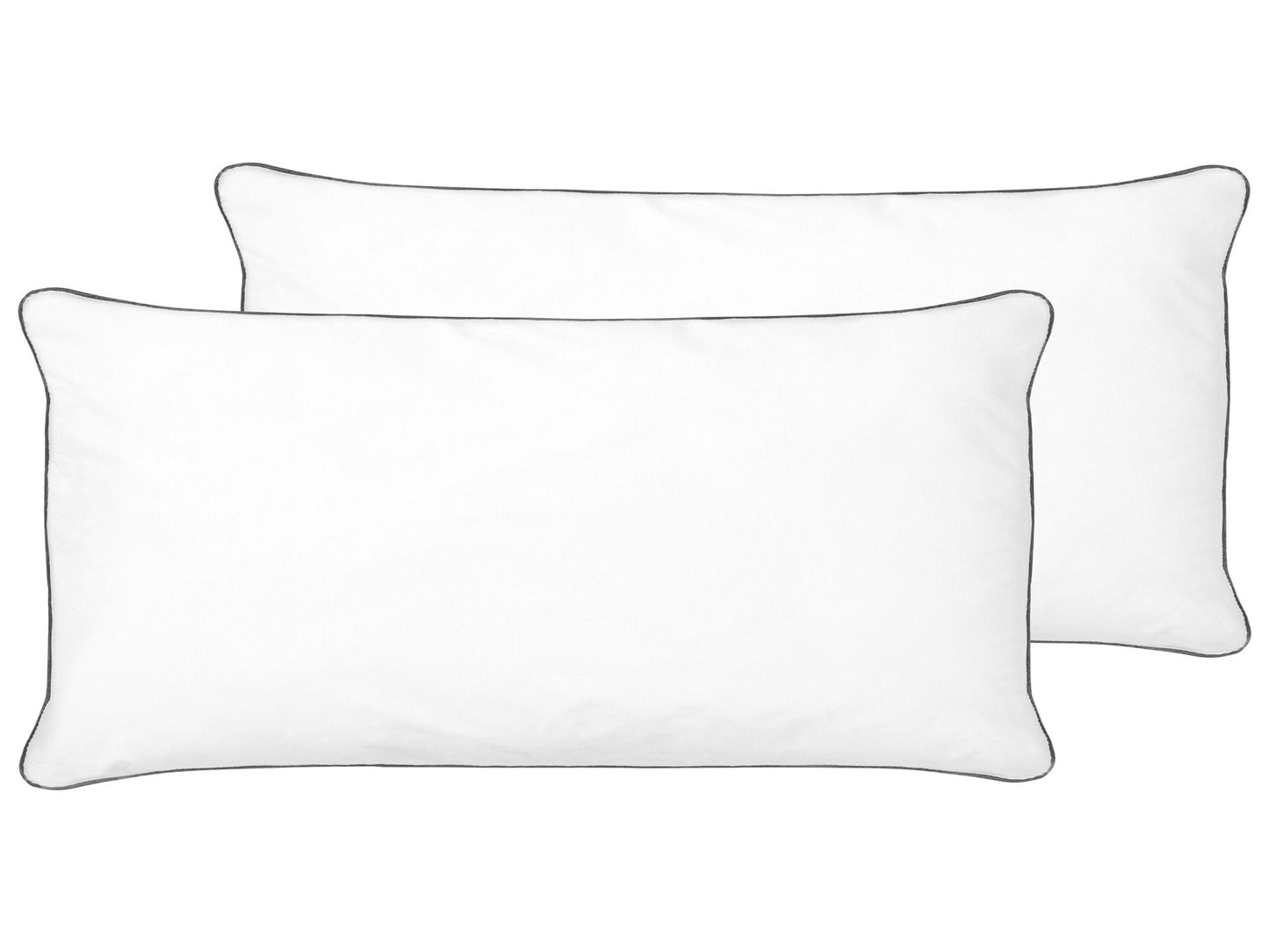 Japara Cotton 2 Pack Bed Pillows 40 x 80cm White Microfiber