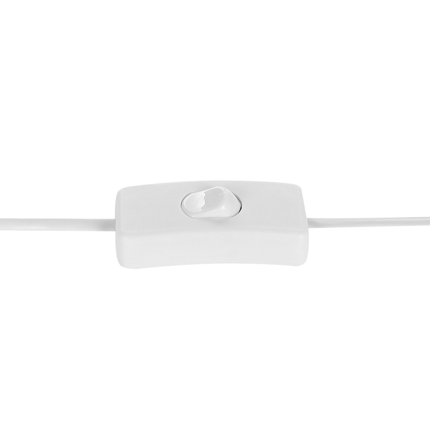 Table Lamp White Metal Base Synthetic Pleated Shade Modern Minimalist Design Suitable For Living Room And Bedroom