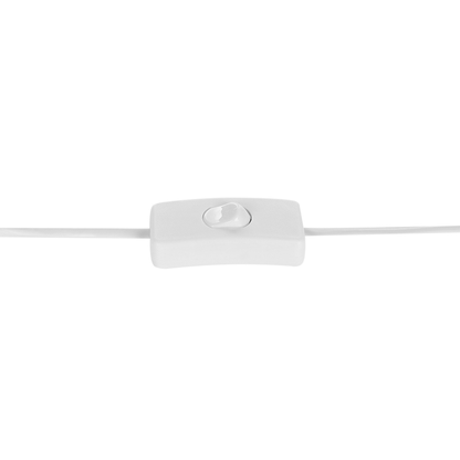 White Grey Ceramic Table Lamps Pleated Synthetic Shade