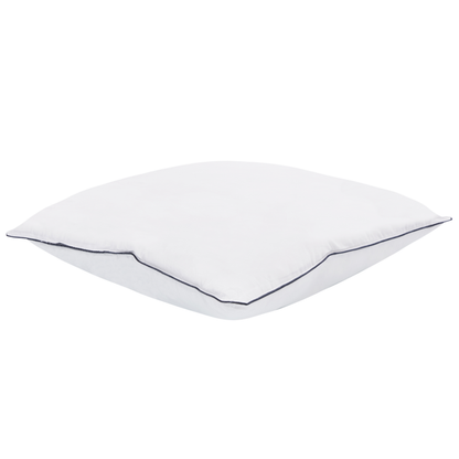 Japara Cotton Pillows 2 Pack White 80 x 80 Satin Piping