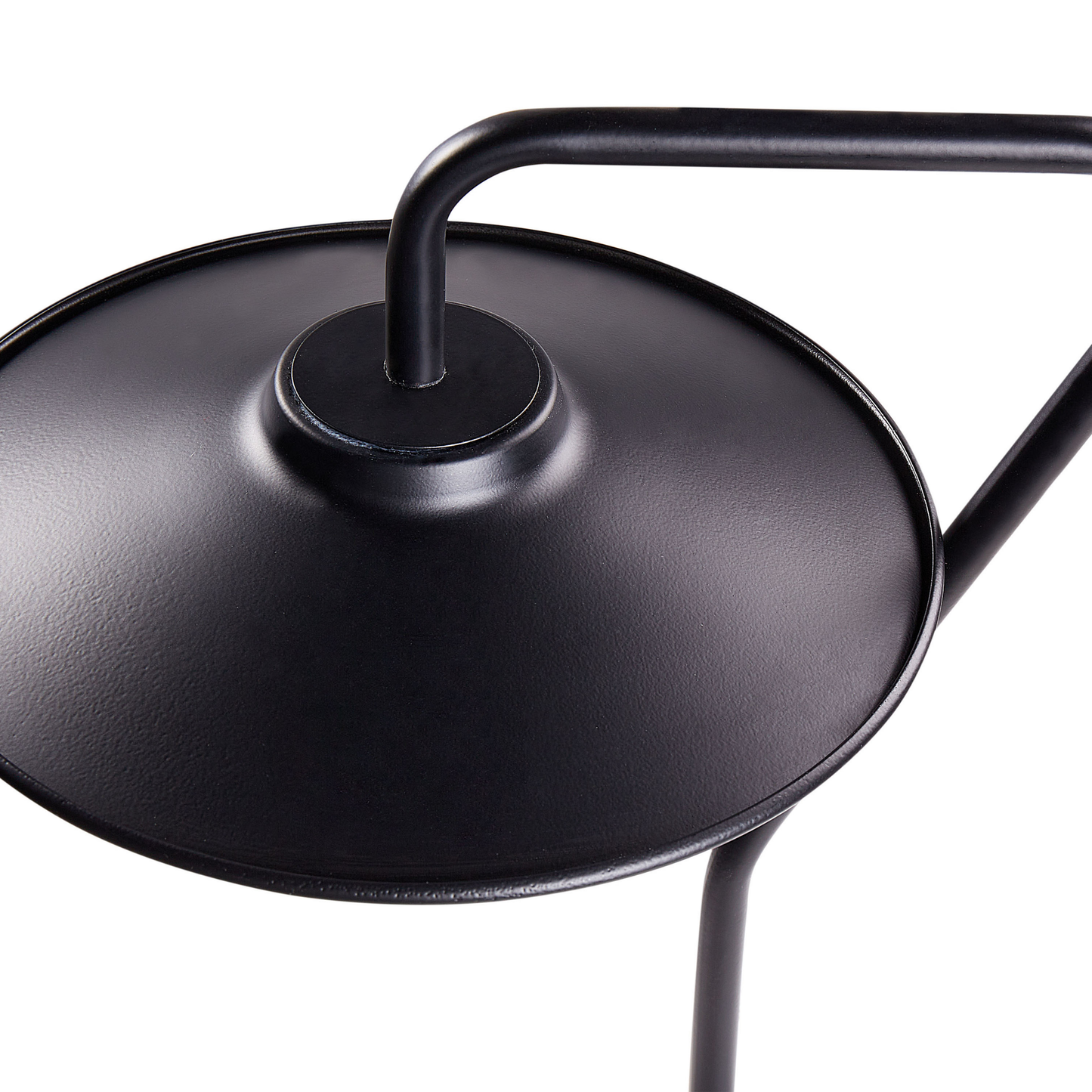 Table LED Lamp Black 41cm Warm Light Modern Durable Iron Construction Living Room Office