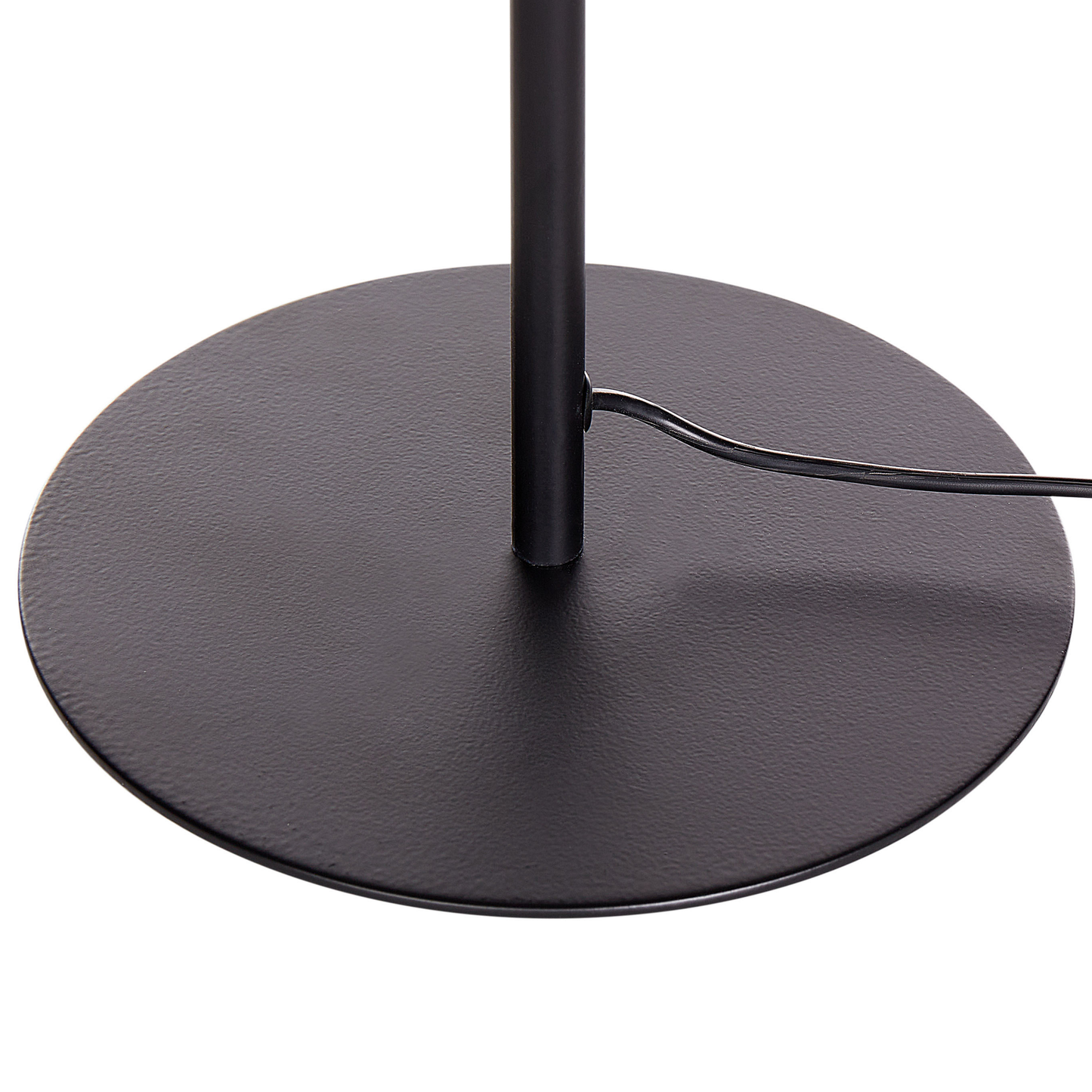 Table LED Lamp Black 41cm Warm Light Modern Durable Iron Construction Living Room Office