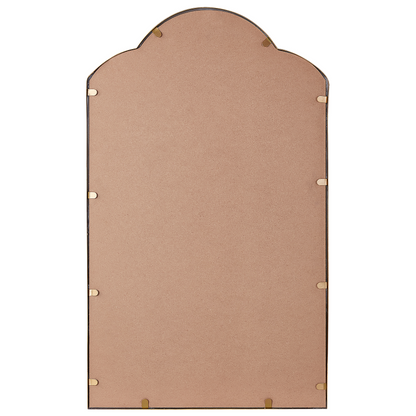 Luminique Table Trifold Makeup Mirror Gold Folding Wings 87 x 77cm